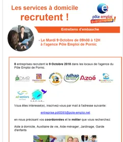 Pornic : nouveau rendez-vous pour l'emploi le mardi 9 octobre