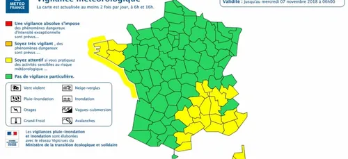 Vigilance jaune sur le littoral Atlantique