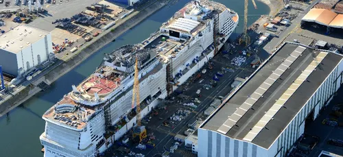 Saint-Nazaire : première séance d'essais en mer pour le MSC Bellissima