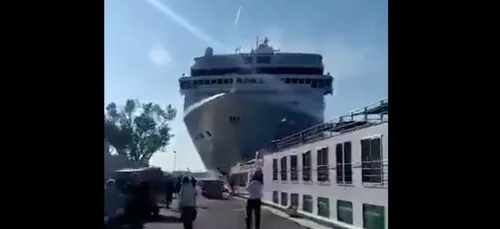 Un paquebot construit à Saint-Nazaire percute un autre navire à...
