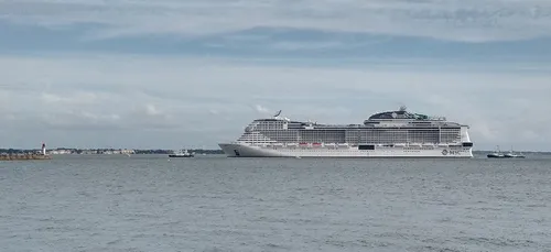 Le MSC Grandiosa va dire au revoir à Saint-Nazaire ce jeudi