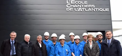 Saint-Nazaire : les Chantiers de l'Atlantique ont inauguré leur école