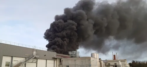 Vendée : un important incendie en cours dans une entreprise à Luçon