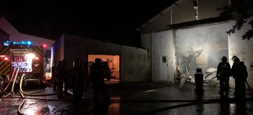 Treillières : un entrepôt touché par un incendie dimanche soir