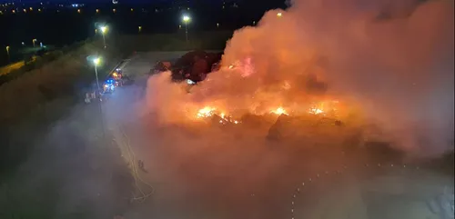 Montoir-de-Bretagne : les pompiers toujours sur les lieux de...