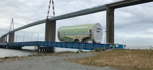 Saint-Nazaire : le dernier tronçon d'A380 construit par Airbus a...