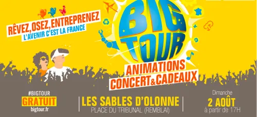 Le Big Tour de BPI France de passage aux Sables-d'Olonne ce dimanche
