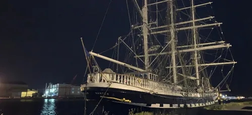 Le Belem s'apprête à quitter Saint-Nazaire