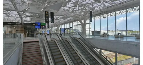 La nouvelle mezzanine de la gare de Nantes ouvre au public ce vendredi