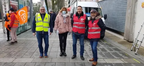 Les salariés de la centrale de Cordemais rassemblés à Nantes
