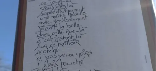 Après un coup de foudre, il déclare sa flamme sur le remblai de...