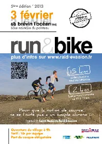RUN & BIKE DE ST BRÉVIN LE 3 FEVRIER 2013