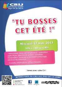 Jobs d'été : trois rendez-vous ce mercredi en Loire-Atlantique