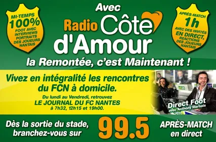 FC Nantes-Monaco en direct sur Radio Côte d'Amour !