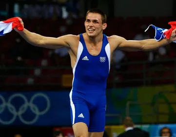 Steeve Guénot à Vallet pour soutenir la lutte aux JO !