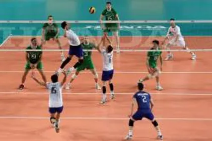 L'équipe de France de volley en stage à Saint-Nazaire