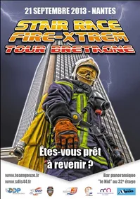 Les pompiers à l'assaut de la Tour Bretagne à Nantes !