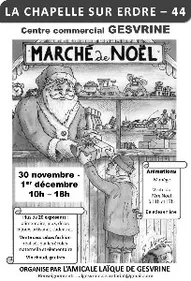 Marché Noël Amicale Laïque Gesvrine - La Chapelle sur Erdre