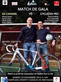 Des anciens Canaris face à des cyclistes professionnels samedi à...