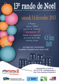 Plus de 3 000 participants demain à la rando de Noël à Nantes