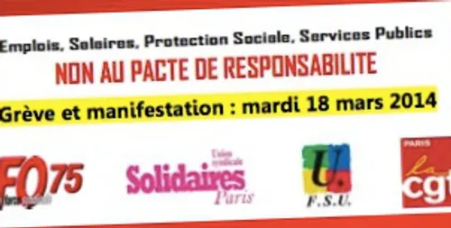 Manifestations et grèves mardi 18 mars