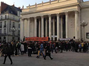 200 intermittents ont manifesté hier soir à Nantes