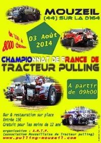 championnat de france de tracteur pulling a mouzeil(44)
