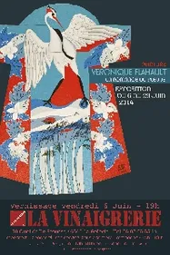 Exposition de peintures, La romance du fleuve, à la Vinaigrerie