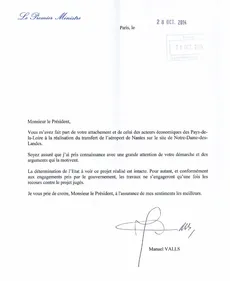 Manuels Valls confirme Notre Dame des Landes !