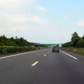 Délit de fuite hier matin sur la Route Bleue