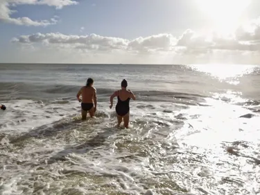 La Baule : ils se sont baignés ce dimanche !
