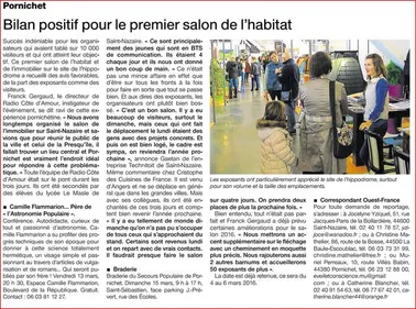 Carton Plein pour le 1er Salon de l'Habitat de Pornichet !