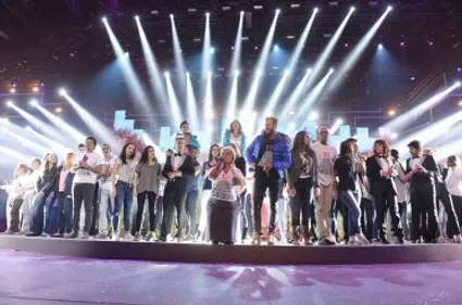 Restos du coeur : le spectacle des Enfoirés retransmis sur écran...