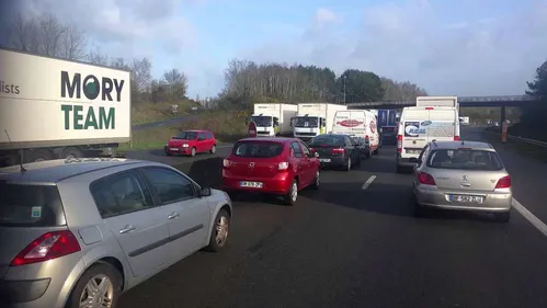 Nantes : nouvelle opération escargot des salariés de Mory Global.