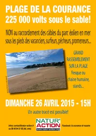 Une manif sur la plage ce dimanche à Saint-Nazaire ! 
