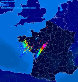 La foudre a frappé une maison cette nuit à Carquefou
