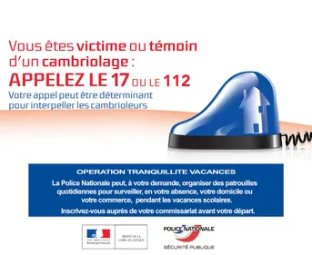 Prévention des cambriolages : la police lance une campagne...