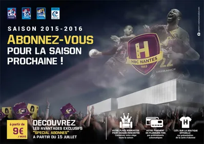La campagne d'abonnements au HBC Nantes est lancée