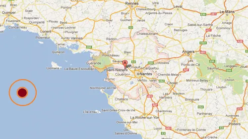 La terre a tremblé à 72 kilomètres de Saint-Nazaire