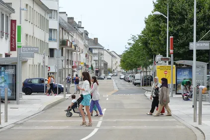 Saint-Nazaire : la rue d'Anjou accessible aux véhicules dans sa...