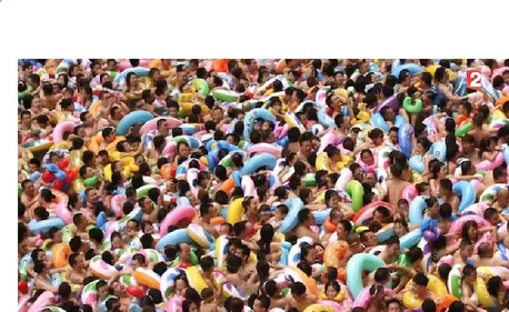 Une vague humaine géante en Chine, agoraphobes s'abstenir ! VIDEO