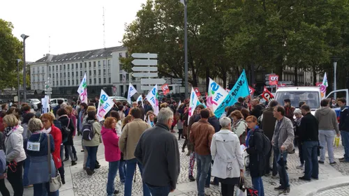 Les enseignants du second degré manifestent ce jeudi matin à Nantes