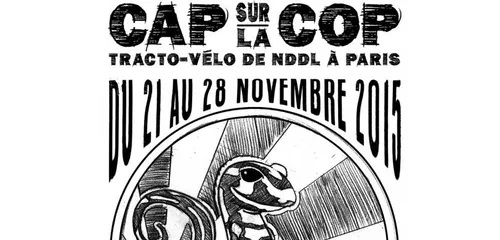 Notre-Dame-des-Landes : la tracto-vélo est arrivée à Versailles