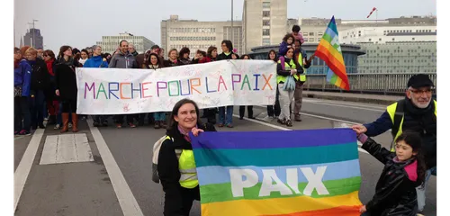 300 personnes ont marché pour la paix ce dimanche à Nantes