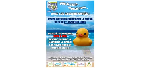 Les Canards Givrés se jettent à l'eau ce vendredi à la Baule