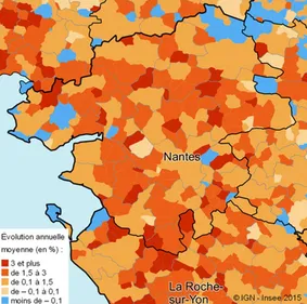 Démographie : le Loroux-Bottereau, Cheix-en-Retz, Jans, Le Gâvre et...