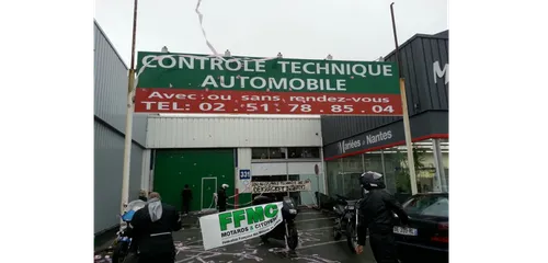 Saint-Herblain : les motards mobilisés contre le contrôle technique 