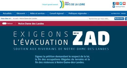 Le président de la région Pays-de-la-Loire lance une pétition pour...