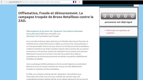 Le site du Conseil régional piraté !