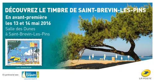 Saint-Brévin-les-Pins s'offre un timbre à son effigie !
